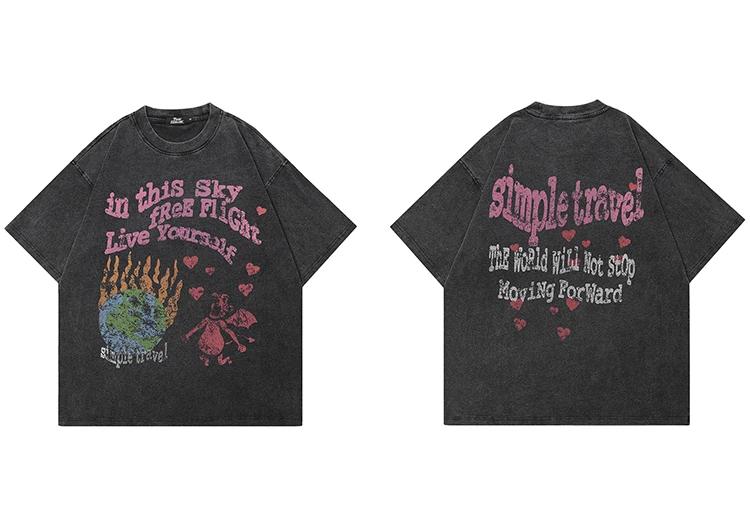 Free Flight Earth Graphic T-Shirt. Sa012df40a70142318229053a93a6ce8br