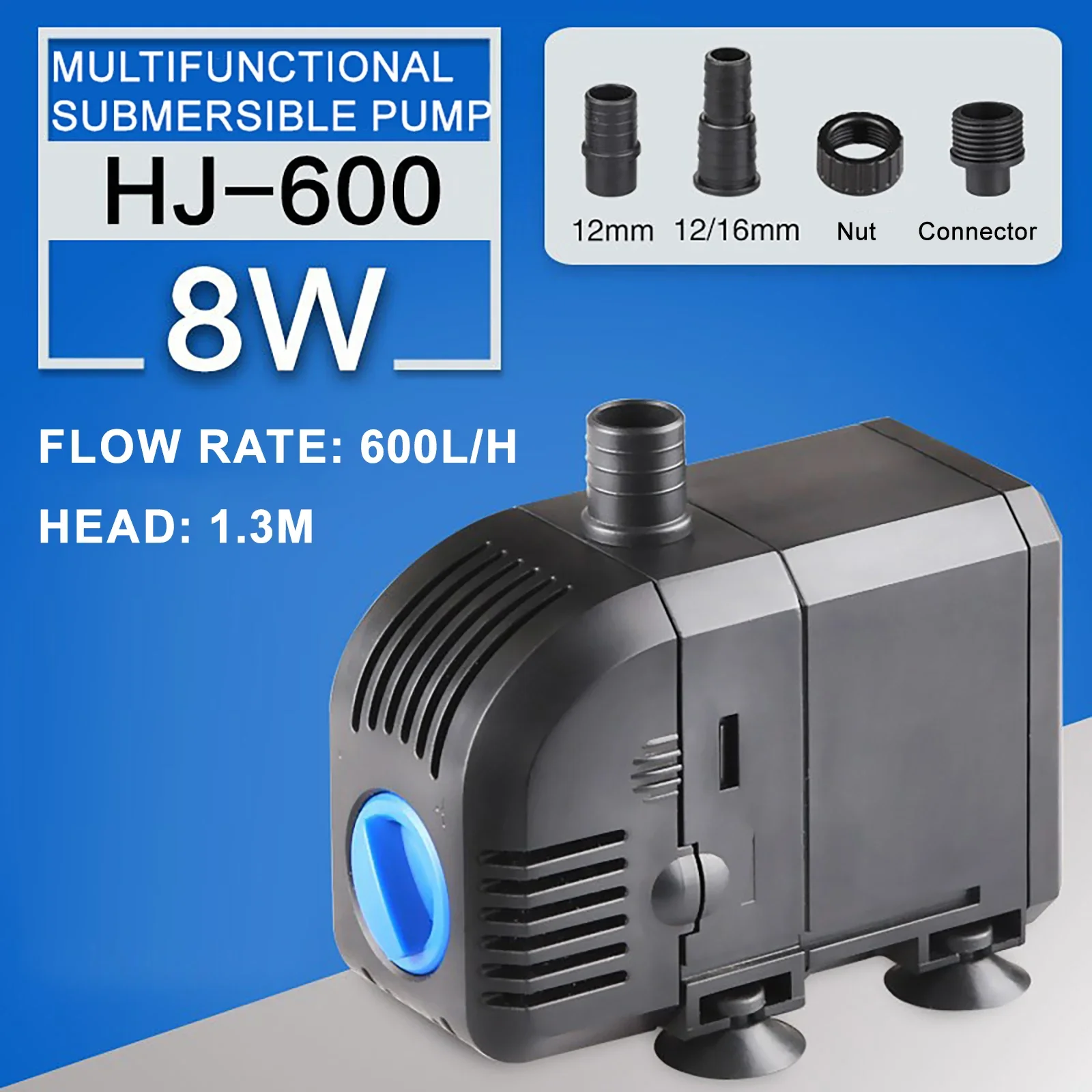 ตัวเลือกสินค้า 500—3000L/H อัจฉริยะบ่อปลา Aquarium ปั๊มน้ํา 220-240V 50Hz ULTRA-Quiet ถังปลาน้ําพุน้ําปั๊มกรอง