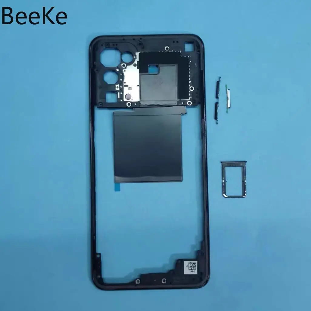 Realme GT 마스터 에디션 교체용 전면 LCD 베젤 플레이트 디스플레이 화면, 중간 프레임, 심 카드 트레이 거치대, RMX3360, RMX3363