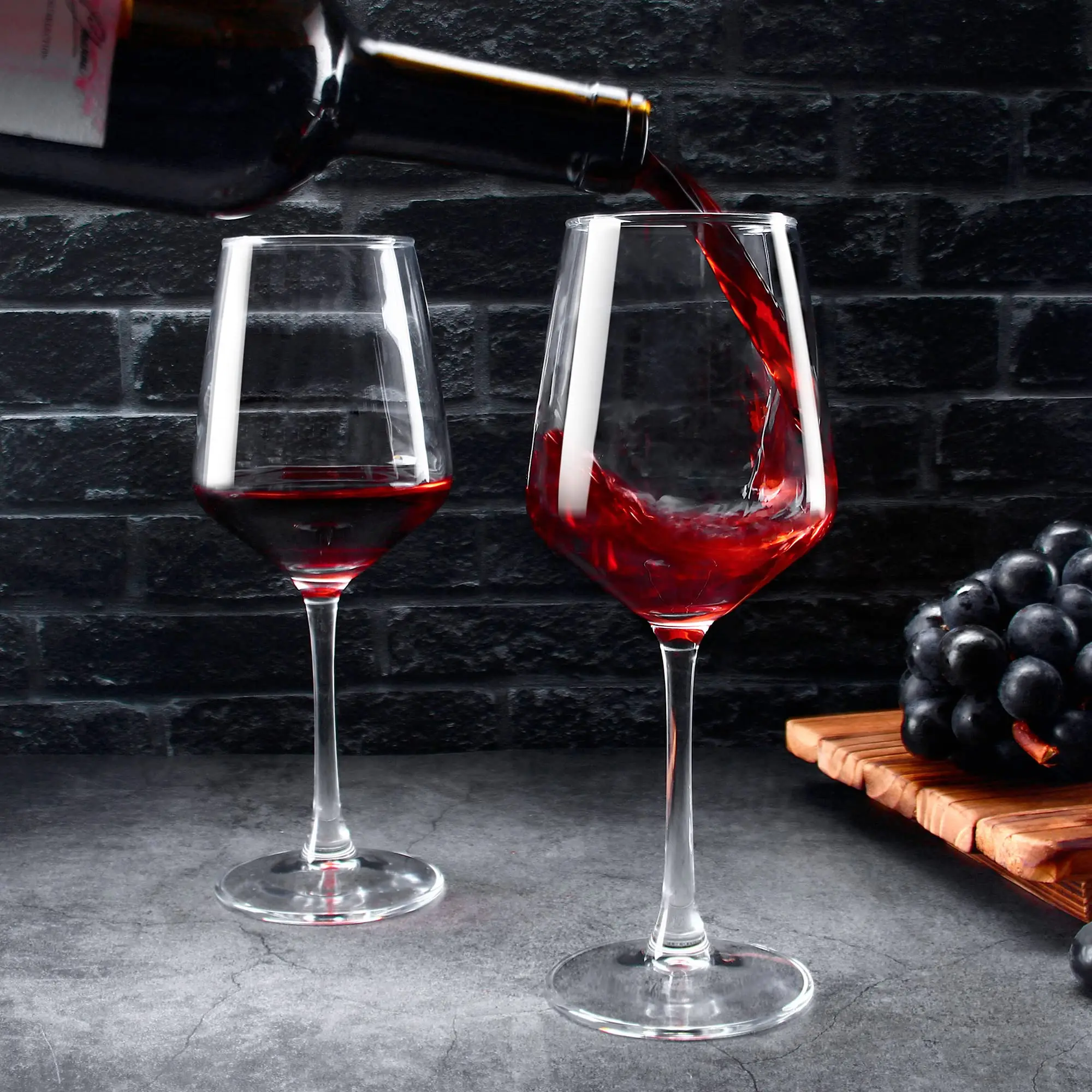 Clear Wine Glass Set (6pcs) 2