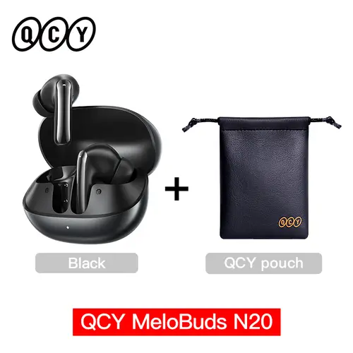 QCY Melobuds N20 HT20 Adaptive Hybrid Noise Cancelling -50dB Wireless  Bluetooth 6.0 Earbud 13mm Drivers 6 Mics HD Call Earphone - Image 16