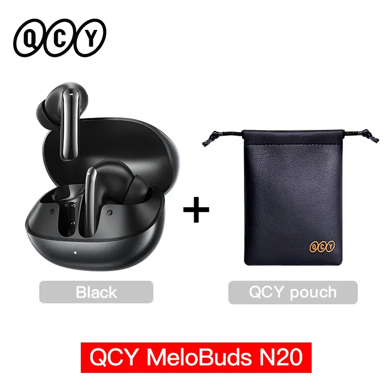 QCY Melobuds N20 HT20 Adaptive Hybrid Noise Cancelling -50dB Wireless  Bluetooth 6.0 Earbud 13mm Drivers 6 Mics HD Call Earphone - Image 16