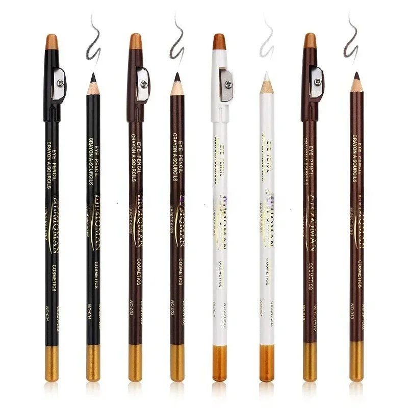 Crayon pour hommes, bord de barbe, ligne de cheveux, rasoir, Trace, accessoires en forme de barbier avec taille-crayon, stylo de ligne de cheveux, maquillage, crayon à sourcils