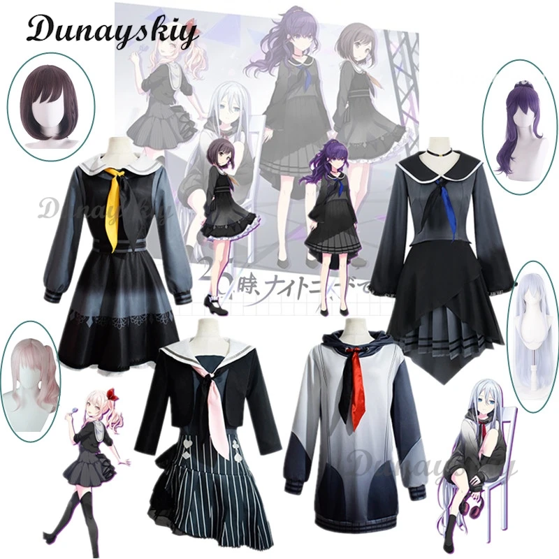 

Project Sekai Colorful Stage! Feat.Akiyama Mizuki Yoisaki Kanade Shinonome Ena Asahina Mafuyu Halloween Outfit Cosplay Costume