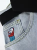 New Harajuku Y2K Big Boy Jeans Men Graphic Embroidery Baggy Jeans Pants Hip Hop Cartoon High Waist Wide Leg Trouser Streetwear 2