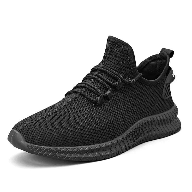39-48 Breathable Men's Running Shoes Lightweight Men Casual Shoes Flexible Male Vulcanized Shoes Platform Anti-slip Sneakers 1