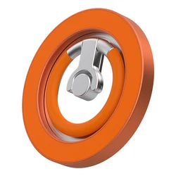 Magnetic Dual - Function Cellphone Stand and Finger Ring Holder (Orange)