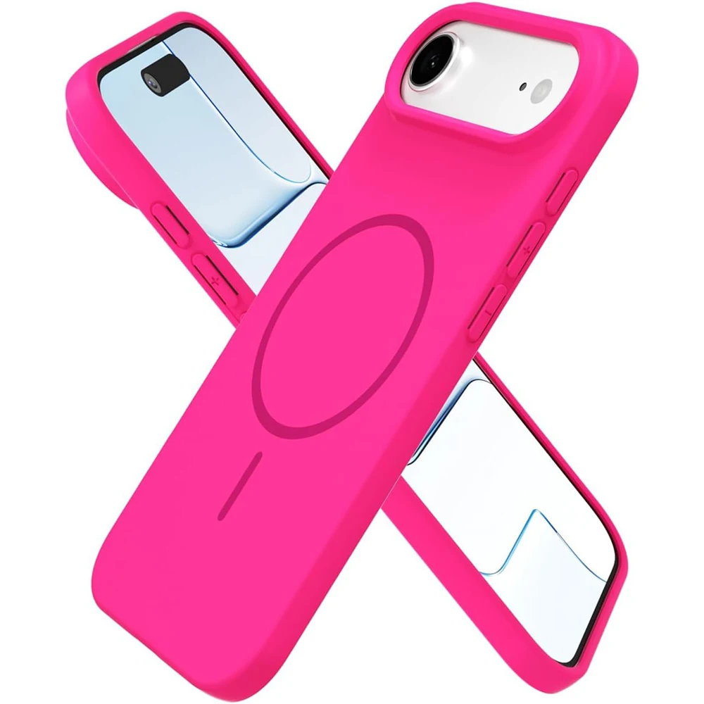 Liquid Silicone Magnetic Case For Magsafe iPhone 17 Pro Max Air 16 Plus 15 14 13 12 11 iPhoneair Mag Safe Phone Cover Accessory