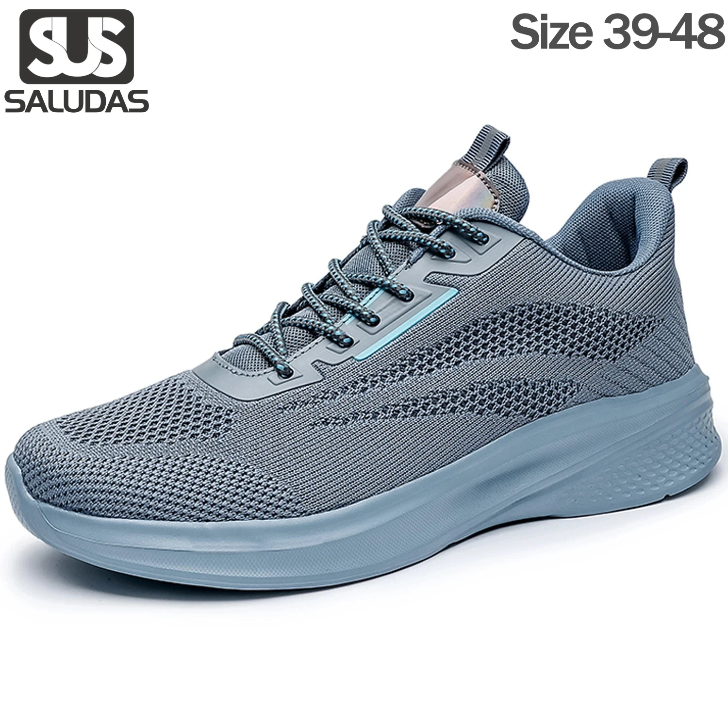 

SALUDAS Men Running Shoes Outdoor Tennis Shoes Workout Walking Gym Athletic Shoes Eva Sole Breathable Comfor Non Slip Sneakers