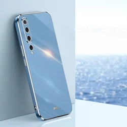 Durable Soft TPU Anti-Fingerprint Camera Protection Case for Xiaomi 10 4G  5G (Blue)