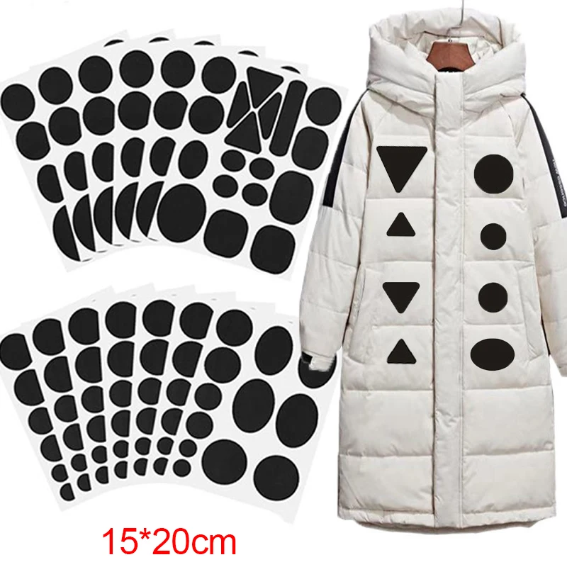 Self Adhesive Patches For Down Jackets Pants T-shirt Clothes Raincoat Umbrel Cloth Tent Sticker Washable Repair Hole