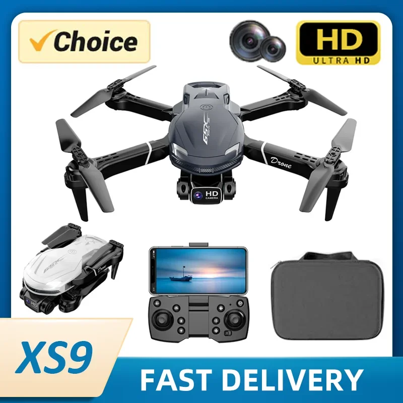 XS9 드론, 4k 카메라, HD 항공 카메라, 고정 높이 호버링 항공기, 자동 귀환 경로 비행 RC, 5km 비행기 장난감 
