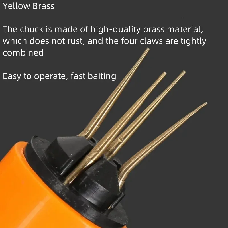 Convenient Red Worm Clipper - Practical Bait Binding Tool for Pellet Fishing, Worm Bait Clip for Easy Use At Home Easy To Use