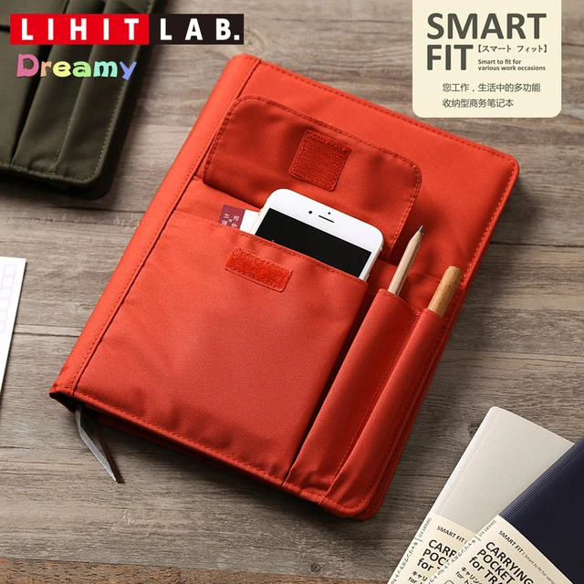 LIHIT LAB.SMART FIT Double Storage Series Pen Case, Durable, Multi-use  Storage Pouches for Small Office Essentials. - AliExpress