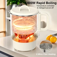 Mini bouilloire électrique pliante 1000ML chauffe-eau Portable bouilloire électrique de voyage bouilloire domestique pliable pot bouillant électrique 3