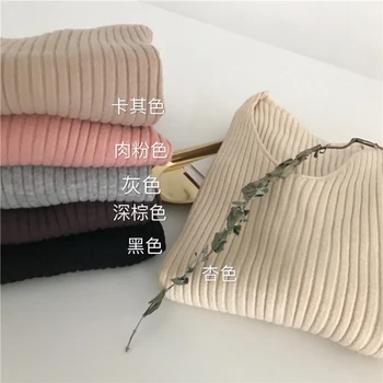 Korean Autumn V Neck Sweater Knitted Fashion Sweaters 2025 Slim Winter Tops For Women Pullover Jumper Pull Femme Truien Dames 6