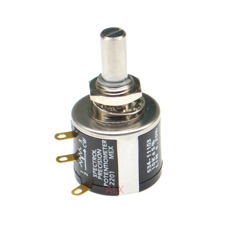 para Vishay Spectrol 5341-1 Precisão Multi-turn Potenciômetro 500 Ohms 1k 2k 5k 10k 20k 50k 100k Wirewound Potenciômetro Peças