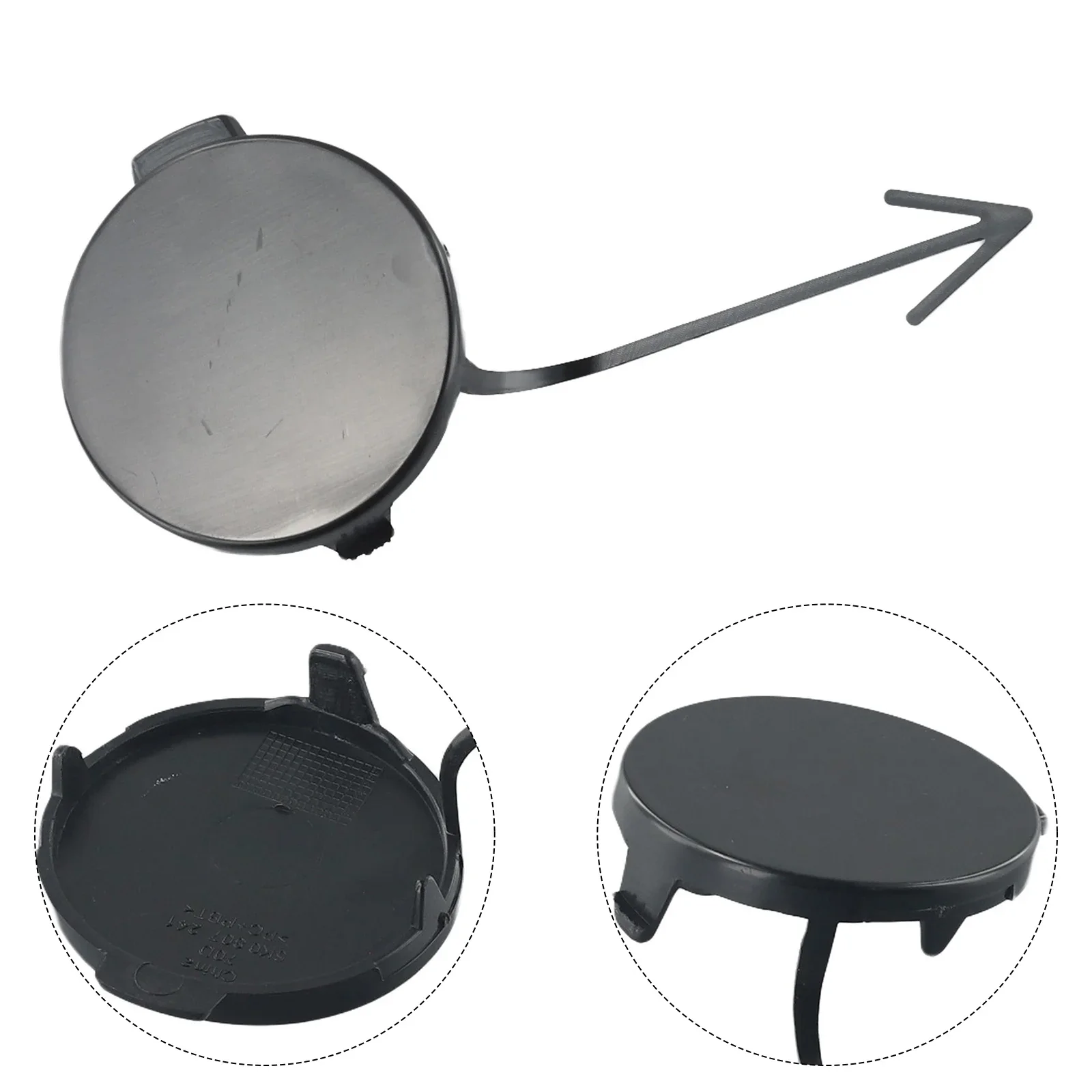 

1Pcs 5C6807241 Front Bumper Tow Hook Eye Cover Cap For Jetta MK6 2011-2014No Drilling And Cutting, Easy To Install. Perfect Repl