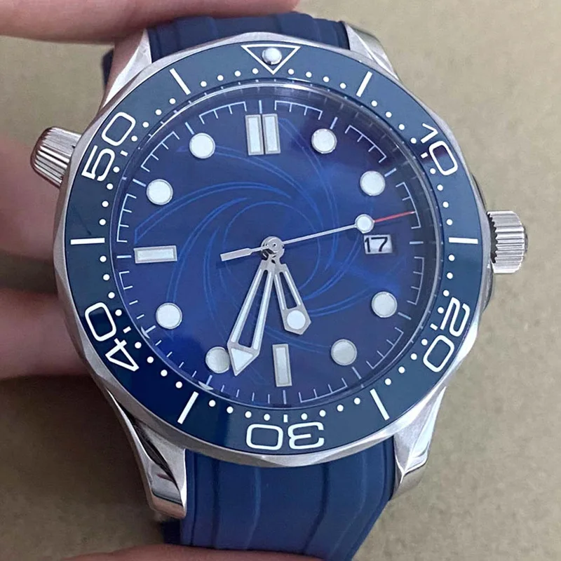 Luminous 42mm Luxury Men's Watch Seamaster NH35 Automatic Mechanical Watch Movement Ceramic Bezel Classic High Quality