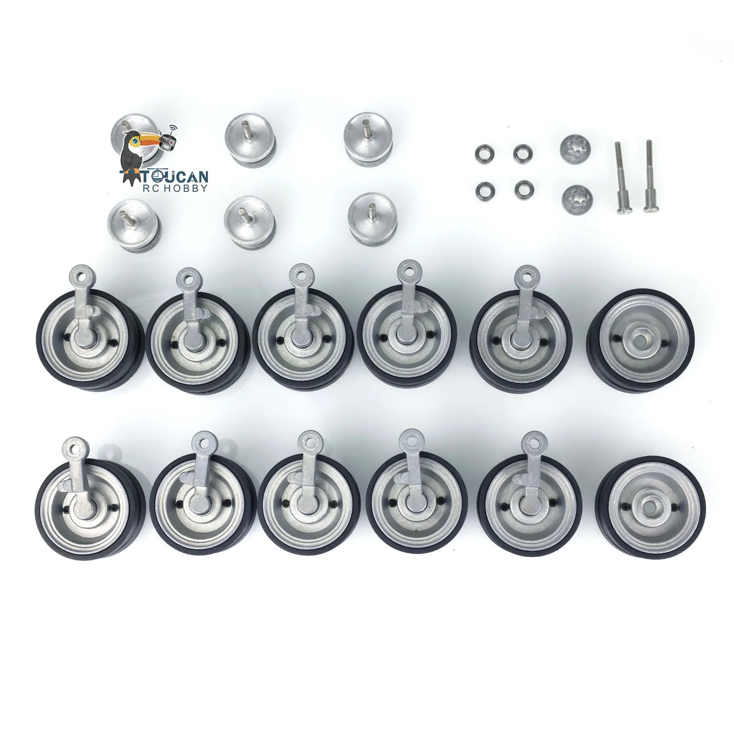 

Metal Road Wheels Spare for 1/16 Heng Long Walker Bulldog 3839 Radio Control Tank Model Accessories TH20915-SMT4