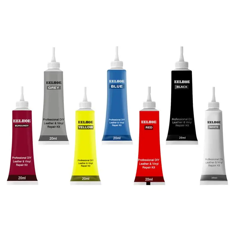 Riparazione Di Vinile E Pelle Compound Leather Color Restorer & Applicator Recolor Renew Leather & Vinyl Sofa Purse 20Ml