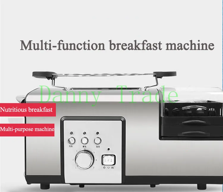 Description Picture 2 of item3-in-1 Breakfast Machine 850w oven Bread Baking Maker Bread Toaster /Fried Egg/ Coffee Cooker