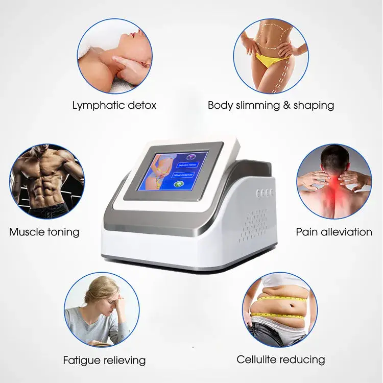 Portable lymphatic drainage machine 3 in 1 inf heating ems air preso air massage pressotherapy pressotherapy slimming machine