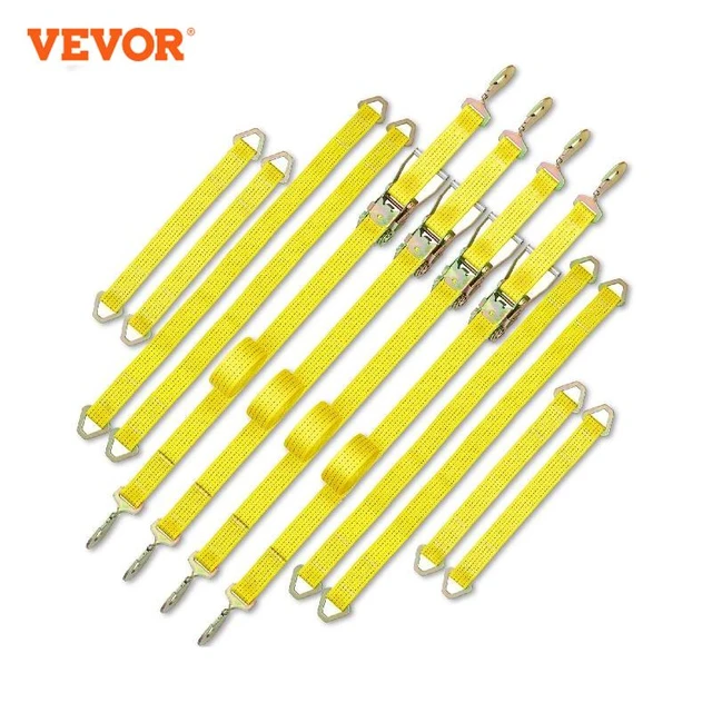 Vevor 4000 Lbs Capacity Ratchet Tie Down Straps 2 Width Polyester Strap  Kit With Snap Hooks For Moving Motorcycle And Cargo - Tool Parts -  AliExpress