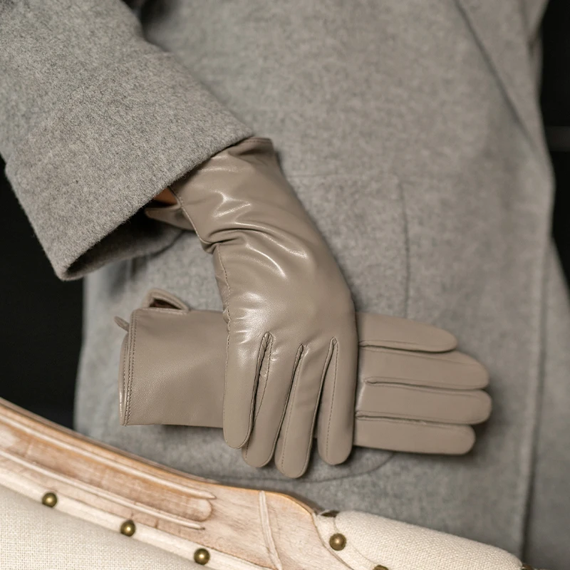 geniune-leather-gloves-for-women-winter-wool-lining-real-nappa-leather-driving-gloves-ladies-warm-thickened-outdoor-short-gloves