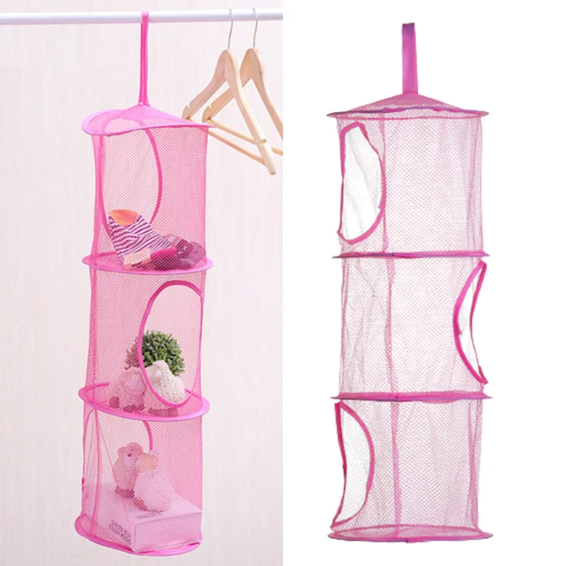 Hanging Storage Net Socks Underwear Drying Hanger Kids Toy Organizer Bag Bedroom Wall Door Closet Clothes Sundaries Storage Net 3