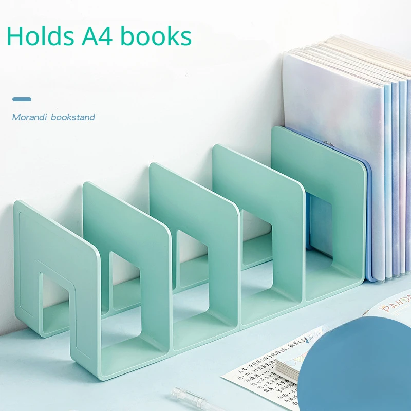 Acrylic Bookends Book Stand Holder Book Desk Organizer Divider Table Shelf Book Holder Transparent Accessories