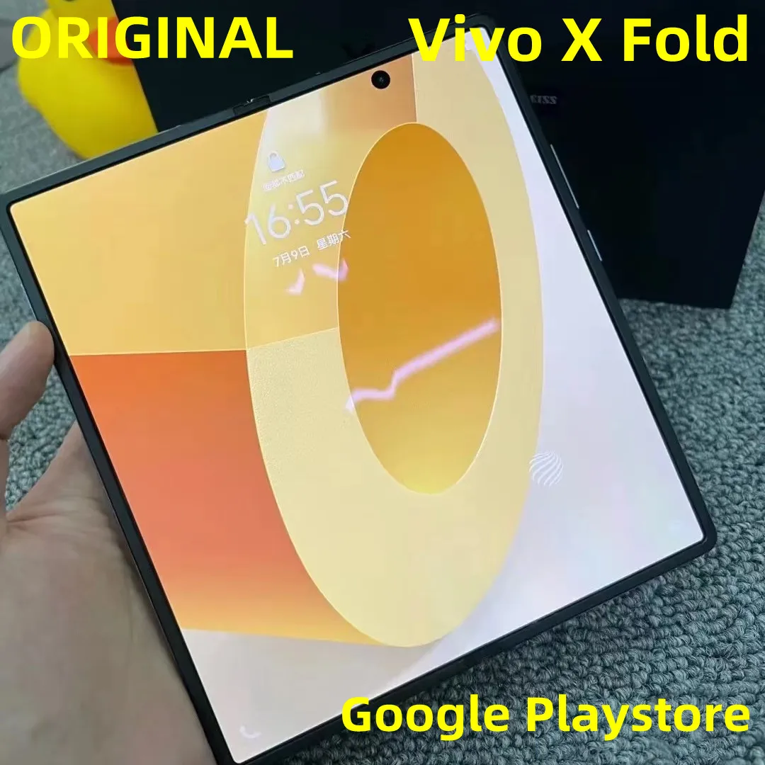 

DHL Fast Delivery New Vivo X Fold 5G Smartphone Fingerprint 66W Charger Face ID 8.03" Screen 120HZ Snapdragon 8 Gen 1 Celulars