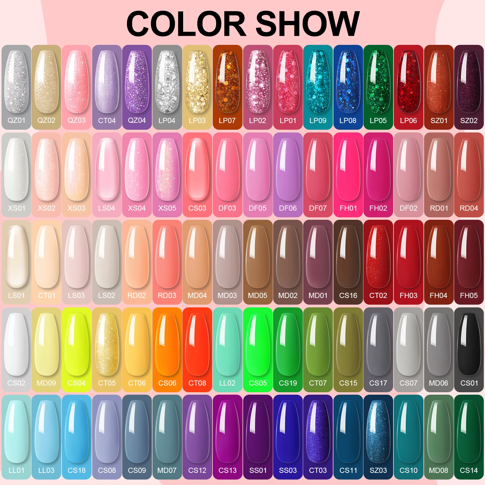 COSCELIA 80 Colors Nail Gel Polish Hybrid Varnish Manicure Art Semi Permanent Soak Off UV LED DIY Gel Nail Polish Nails Supplies 3