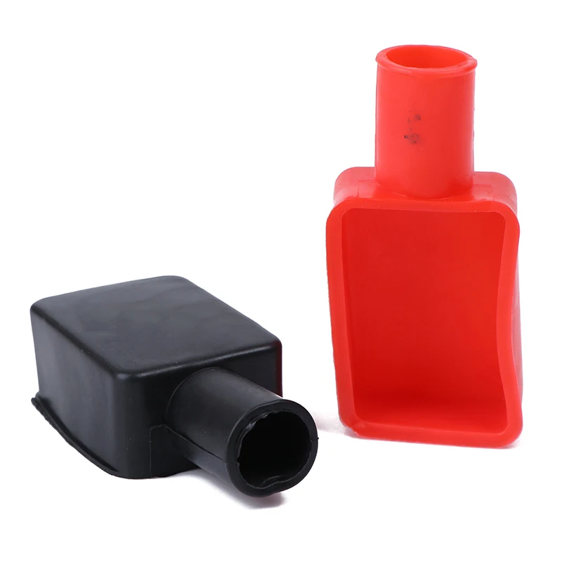 1 Pair Universal Car Battery Terminal Cap Negative Positive Terminal Covers Protector Car Accessories Battery