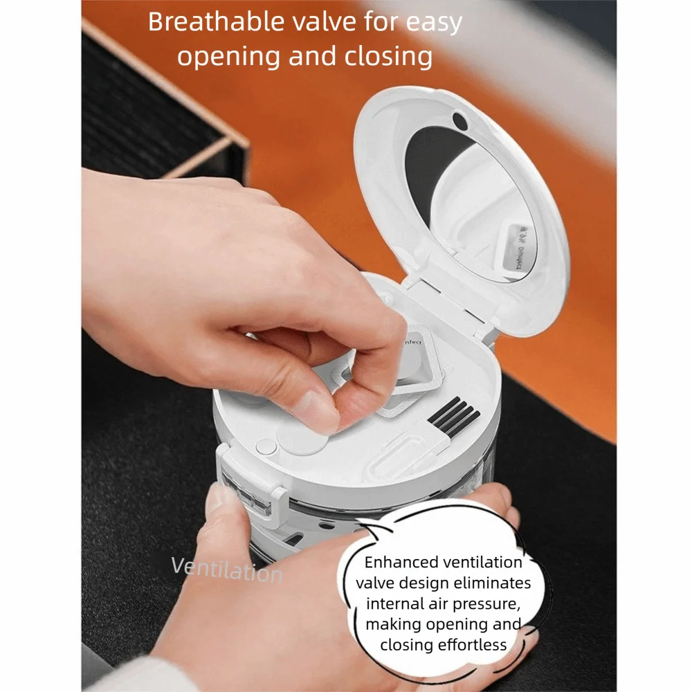 Dual-Layer Magnetic Retainer Case with Mirror and Drainage System