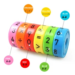 Children Magnetic Mathematics Digital Learning Educational Toys Magic Intelligence Arithmetic Maths Puzzle Cube For Kids Gift