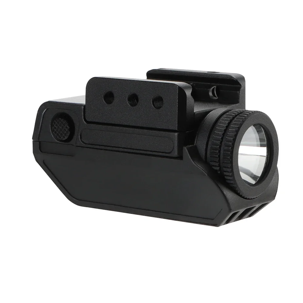 Tactical LED Flashlight 500 Lumens USB Rechargeable Gun Light