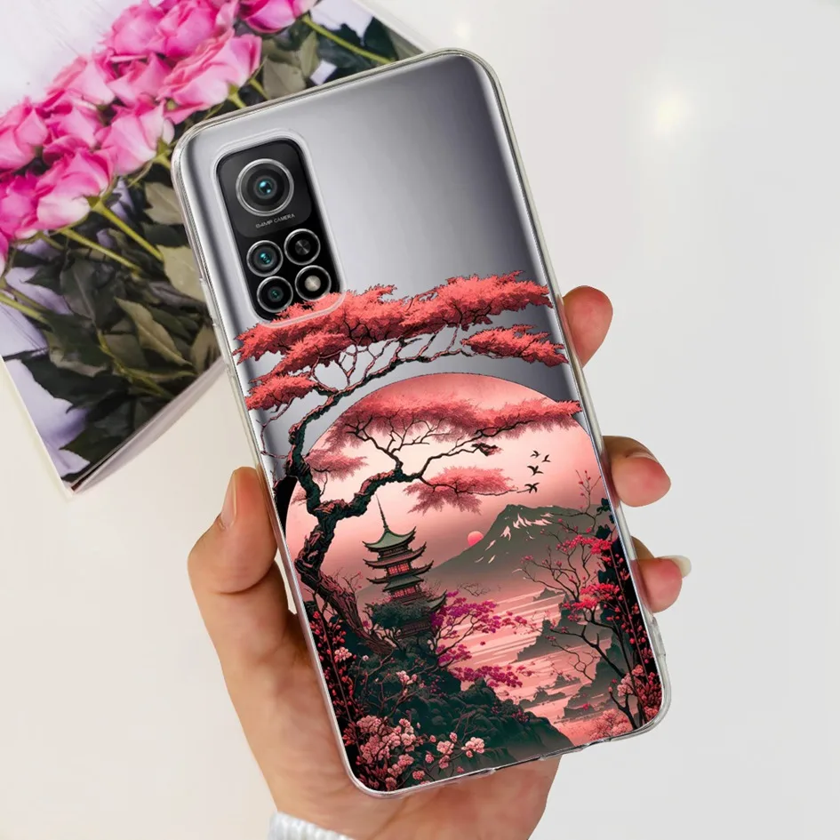 Fashion Marble Transparent Silicone Phone Case with Soft Bumper