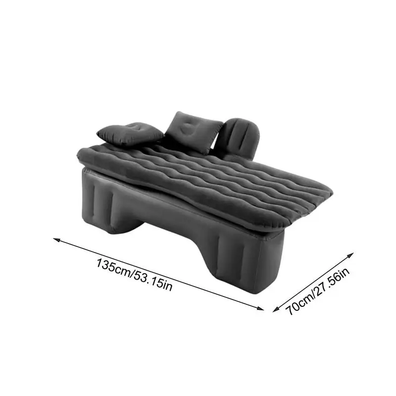 Portable Car Air Inflatable Travel Mattress Bed for Back Seat Multifunctional auto Sofa Pillow Outdoor Camping Mat Cushion