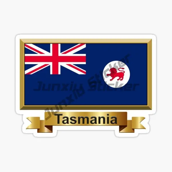 Australia Coat of Arms Map Waterproof Sticker - Anti-Scratch Decal for Windows, Cars, Phones, Trunks, and Guitars