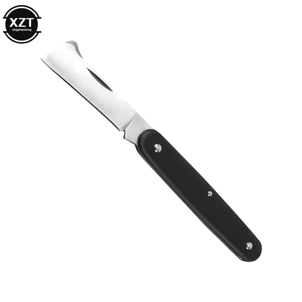 Stainless Steel Grafting Gardening Knife Plastic Single Opening Foldable Multi Functional Plant Trimming Tool Accessories folding grafting knife grafting knife