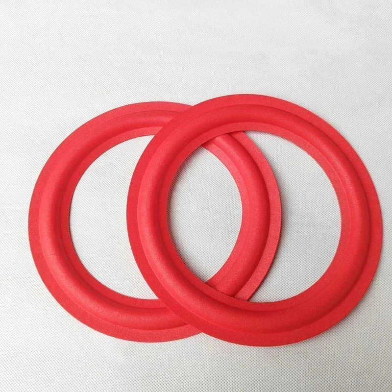 2PCS Red Speaker Foam Surround Subwoofer 8 INCH Woofer Speaker Repair For Cerwin Vega DIY part Sponge ring Side