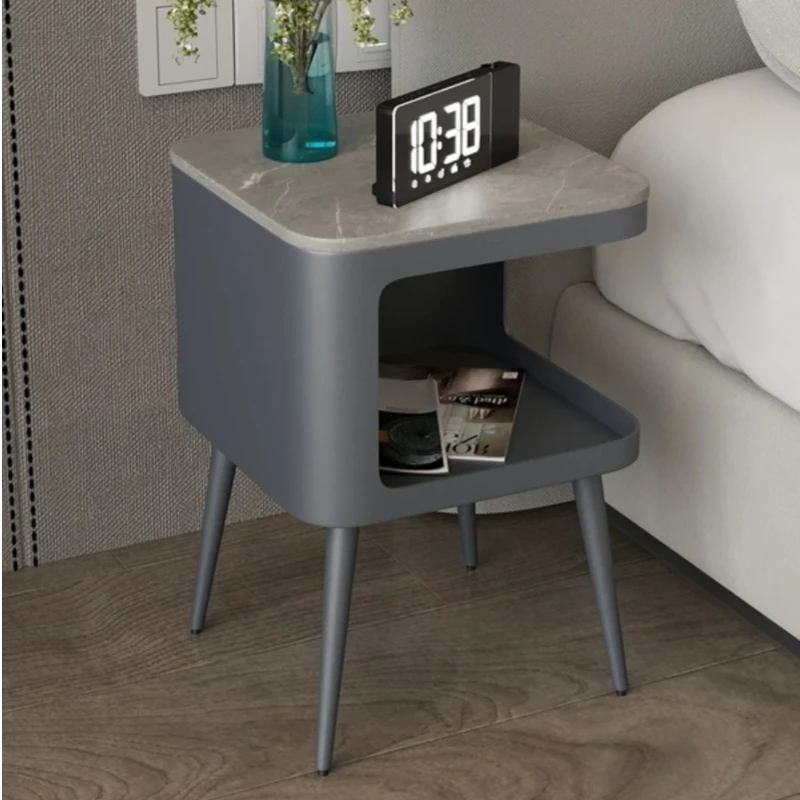 Bedroom bedside bed INS Storage side table metal Mini low table nordic small Sofa side balcony Cafe furniture