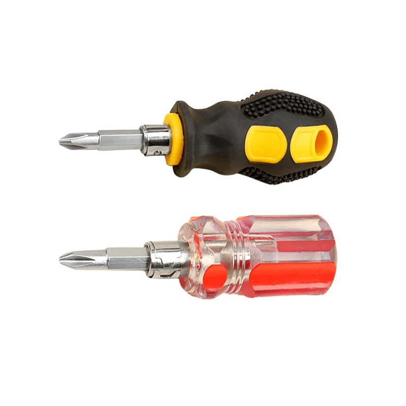 2PCSMiniScrewdriversSetDoubleEndedwithPhillipsandFlatHead6mm