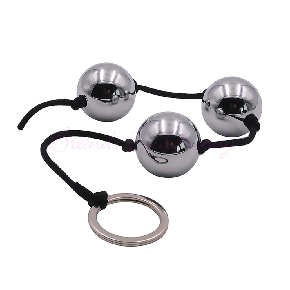 Erotic Weighted Vaginal Balls Geisha Kegel Exerciser Metal Ben Wa Ball Anal Beads Adult Sex Toys for Woman