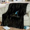3D Egyptian Hieroglyphics Symbol Pharaoh Blanket,Soft Throw Blanket for Home Bedroom Bed Sofa Picnic Travel Office Cover Blanket 4