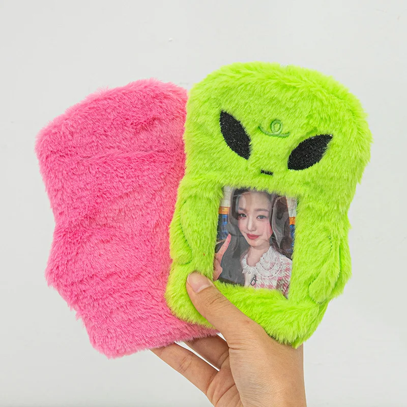 Photocard Protector Photocard Holder Photo Card Holder 3 Inch Plush Kpop Holder Cards Holder Stand
