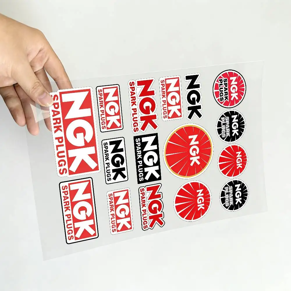 NGK 반사형 오토바이 스티커, 야간 어두운 곳에서 스쿠터 헬멧에 부착하는 3M 안전 경고 스티커