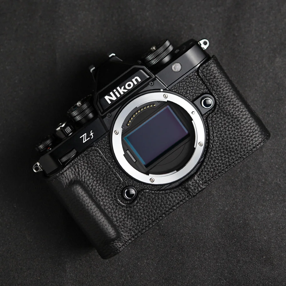 For Nikon ZF Case ZF Bag Genuine Real Leather Half Camera