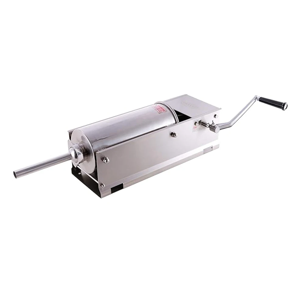 HV3L 3/5/7 Liter Manual Sausage Machine 2 Speed Stainless Steel Horizontal Sausage Stuffer